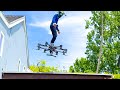 Flying myself onto someones roof with the skysurfer ultralight vtol aircraft  ftsupercarblondie