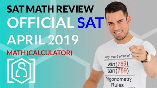 SAT Math: April 2019 OFFICIAL TEST Calculator (In Real Time)