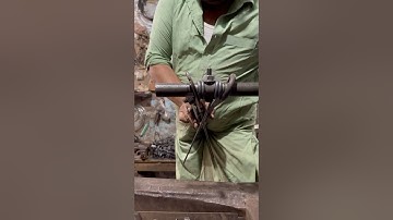 Double strength spring making on lathe #diy process #shorts #shortvideo