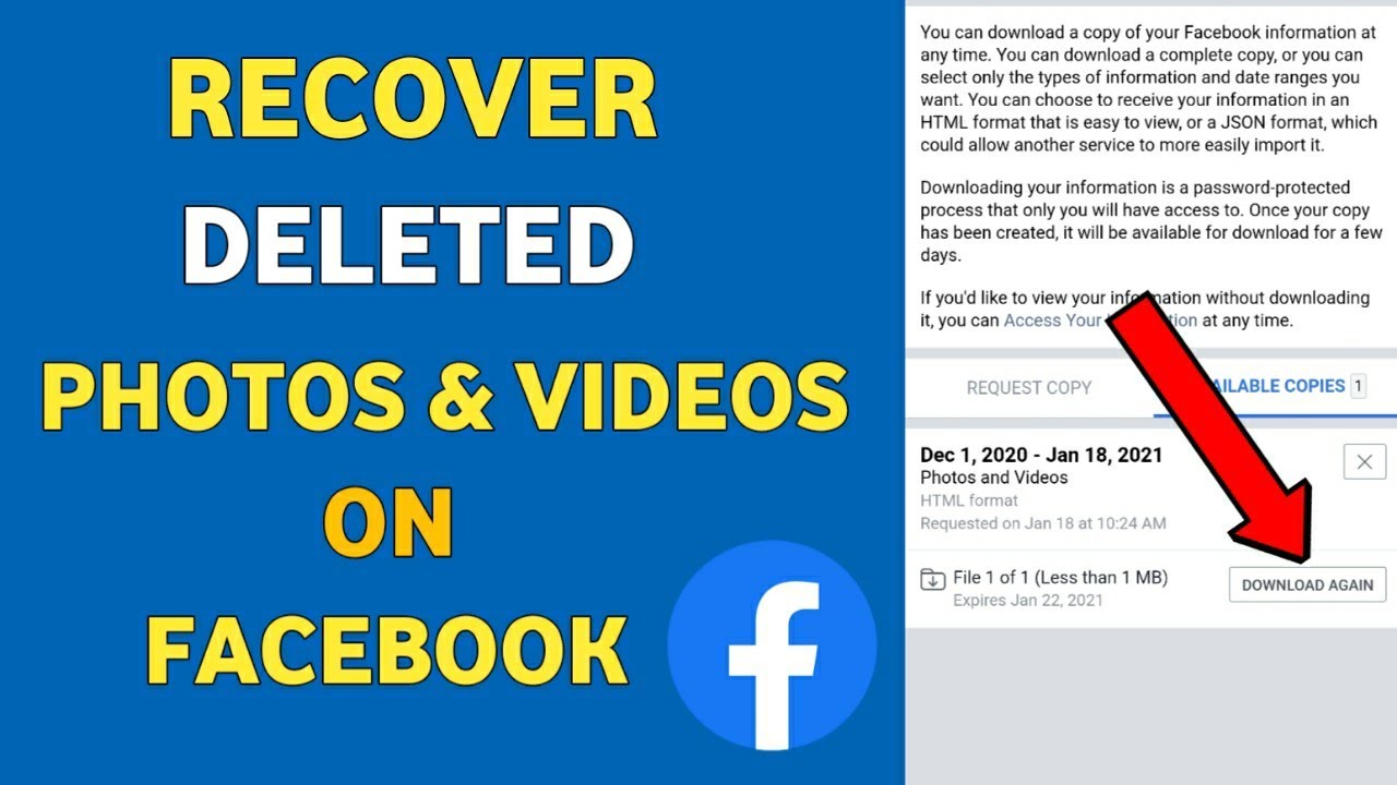 How to Recover Deleted Facebook Photos & Videos On Android