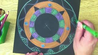 Concentric Circle Design: Final Black Paper