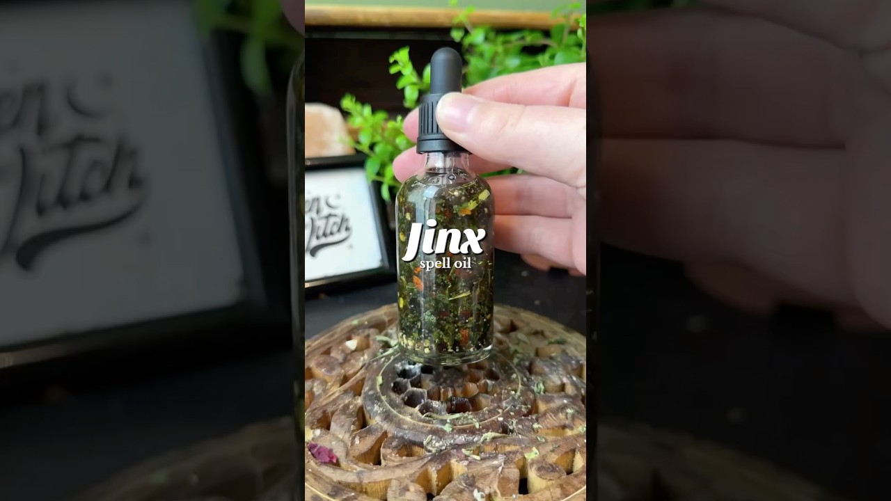 Powerful Jinx Spell Oil 🔮✨ | Easy DIY Witchcraft for Hexing & Curses