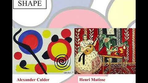 Elements of Art Intro Line and Shape part 1 of 3