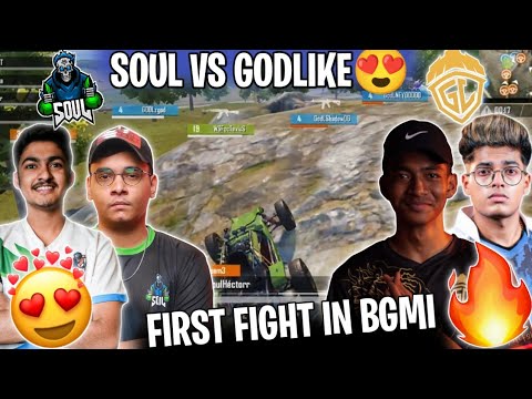SouL Vs Godlike For The First Time In BGMI😱🔥 - YouTube