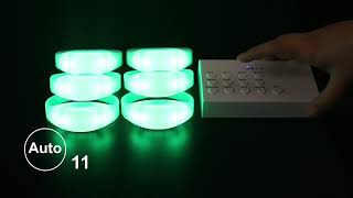 Remote Controlled LED Bracelets Festival Pulsera rfid Party Supplies Light Up Concert Wristband