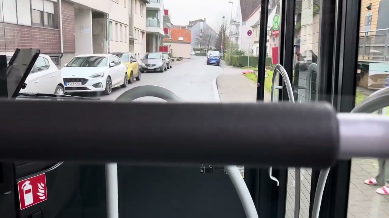 Mitfahrt Linie 147 der KVB von Niehl Nord nach Sebastianstraßw