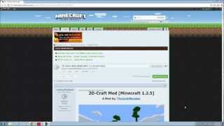 Minecraft Mods: How to Install 2D-Craft Mod (Terraria View of Minecraft!) 1.3.1 screenshot 4