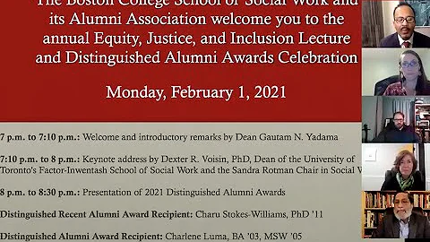 2021 Equity, Justice, and Inclusion Lecture and Distinguished Alumni Award Celebration