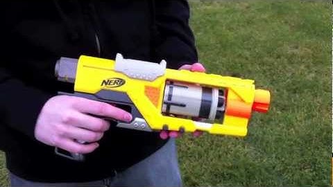 Nerf N-Strike Spectre REV-5 - Range Test (Stock)