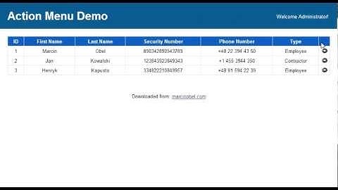 jQuery and CSS based hover menu