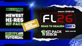 Football Life 2026 | FL26 | NEW NATIONAL TEAMS KIT-PACK | Overview and Installation Tutorial