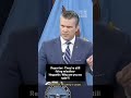 Reporter: They’re still firing missiles— Hegseth: Why are you so rude?!