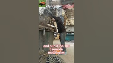 Vigorun VTLM800 wireless radio control tracked lawn cutter machine for sale #rcmower #lawnmower