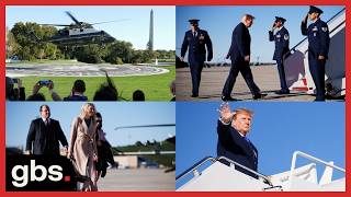 WATCH: Trump Departs for Iowa Campaign Event Aboard Air Force One | AC13
