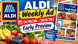 Aldi Weekly Ad (9/30/26 – 10/6/26) Early Preview