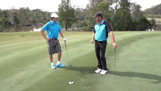 Chipping Tips from famous Australian Golfer Andre Stolz at Kooindah Waters screenshot 2