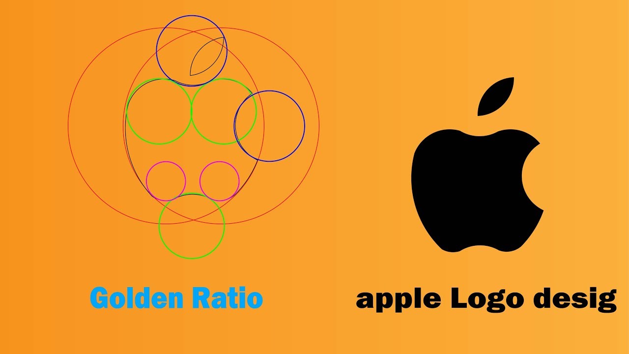 Apple Logo Design With Golden Ratio Youtube