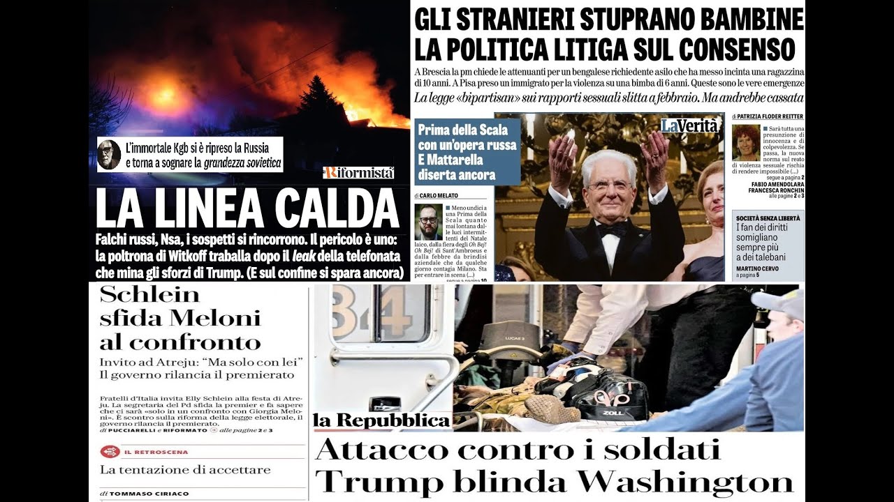 La Rassegna stampa del 27 novembre 2025