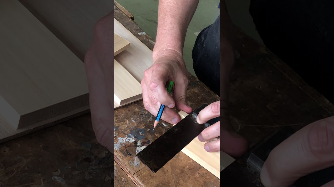 step-1-2-marking-out-the-rebate-joint-youtube