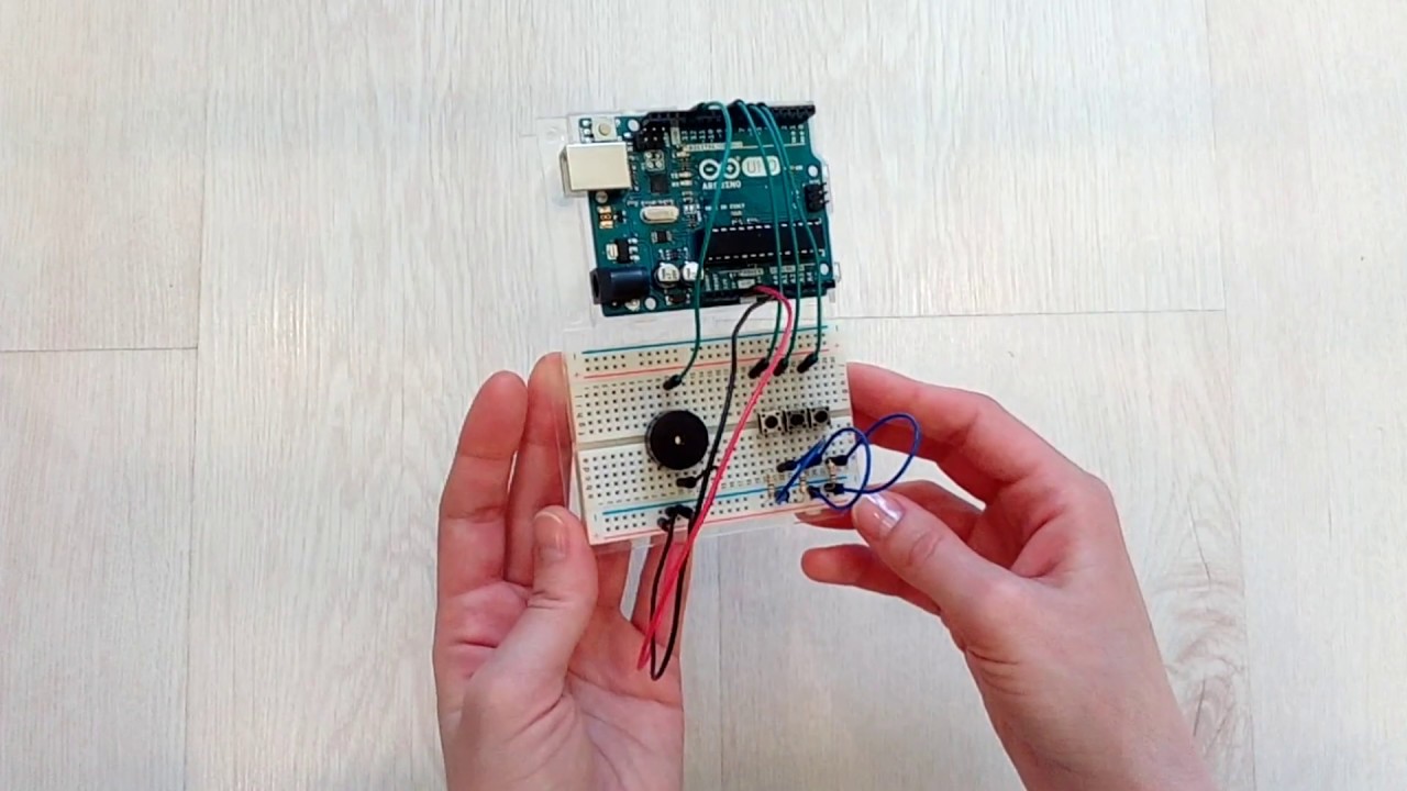 Матрешка Z, Arduino часть 7 - Эксперимент 8: Мерзкое пианино - YouTube
