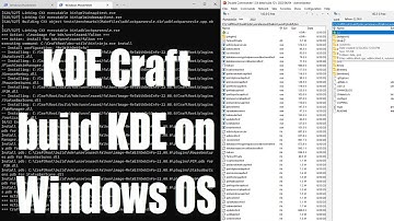KDE Craft build KDE on Windows tutorial - August 2022 - 74ce9072