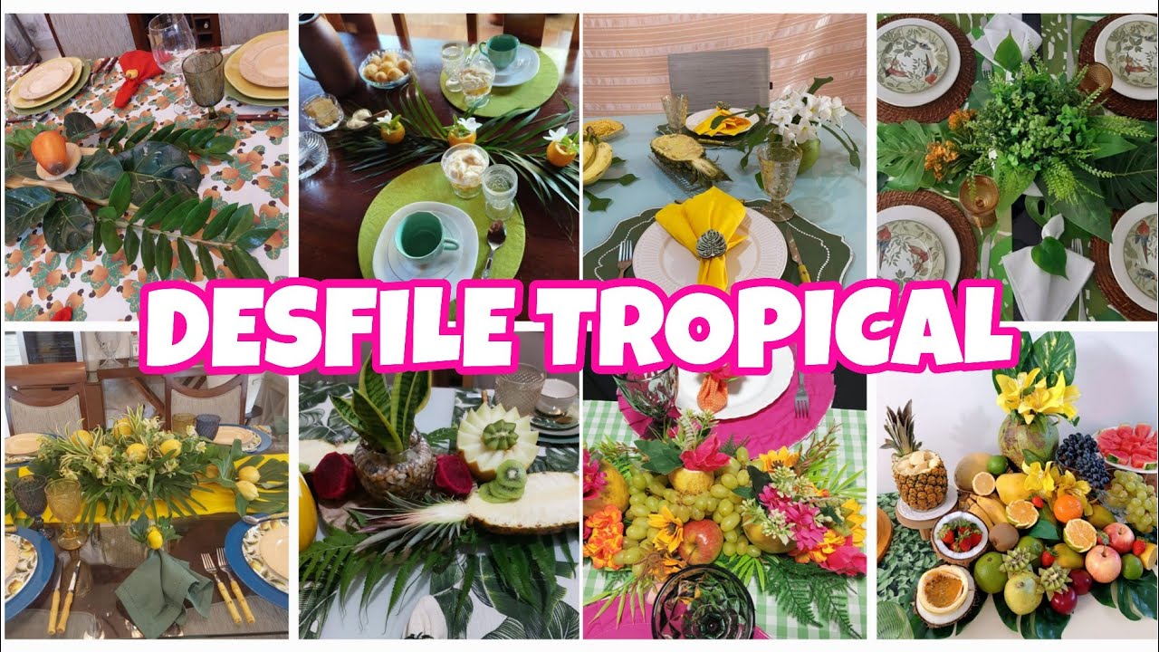 DESFILE DO DESAFIO DA SEMANA MESEIRAS TRANSMITINDO AMOR - TROPICAL 