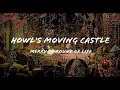 Music for deep sleep 🎶✨(1 Hour) Howl's Moving Castle with Rain 💫🌧️