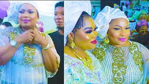 See the Moment Laide Bakare Snap With Gani Adams's Beautiful Wife At His Birthday