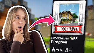 Создала СВОЙ БРУКХЕЙВЕН РП Роблокс в КРАФТИКС! Как ПОСТРОИТЬ Brookhaven RP в CRAFTIX!