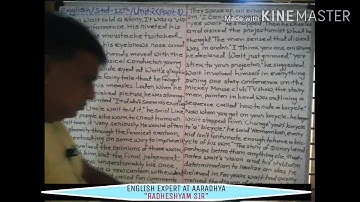 Aaradhya classes std:12gm sub: English ch:2 part:3