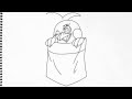 How to draw Chica FNAF Five nights at Freddy's - Easy Drawing