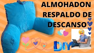 COJÍN de DESCANSO| ALMOHADON RESPALDO de DESCANSO| Paso a paso| DIY