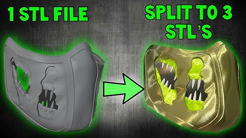 How to mod 3D printing files with windows 3D builder- Customize & 3D print in multicolor with no AMS