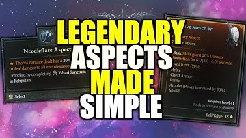 Diablo 4 Aspects Guide: Watch This BEFORE Extracting and Imprinting Legendary Aspects