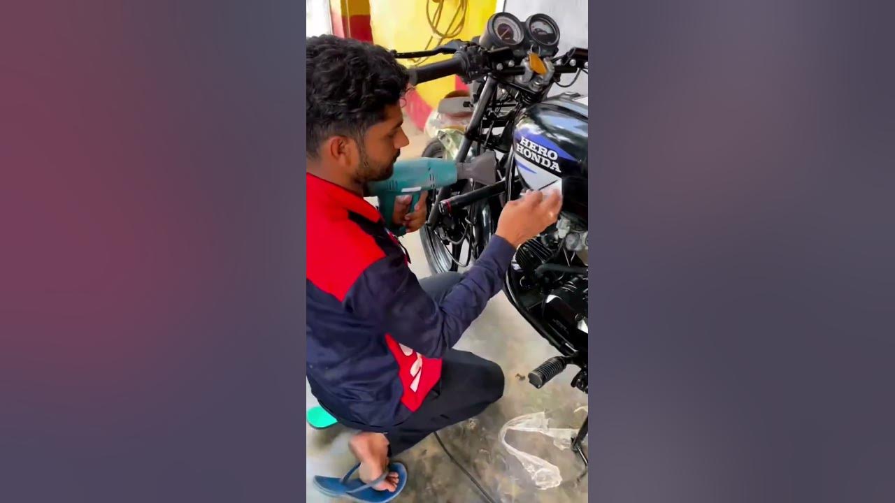 2007 model splendor bike modify #instagram #hero #youtuber #splendor
