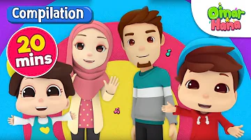 Islamic Songs for Kids | Compilation | We Love Mommy and Daddy and more | Omar & Hana