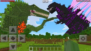 I Found SHIN GODZILLA vs BIOLLANTE in Minecraft Pocket Edition...