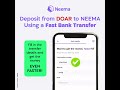 Get The Money Even Faster Deposit From Doar To Neema Using A Fast Bank Transfer Get The Money Even Faster Deposit From Doar To Neema Using A Fast Bank Transfer