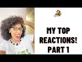 OMG! SO HARD!!! MY TOP SONG REACTIONS PT 1
