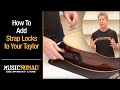 How to install Acousti-Lok Strap Lock Adapter on my TAYLOR® Guitar 9 V battery EXPRESSION SYSTEM®