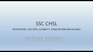 SSC CGL NOTIFICATION 2023 / ELIGIBILITY / SYLLABUS / EXAM PATTERN