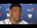 Blue Bombers Running Back, Andrew Harris Interview