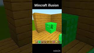 Minecraft illusion 👀#shorts # #minecraft