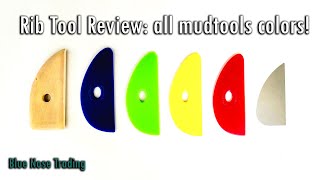 Rib Tool Overview- All Mudtools Colors | Flexibility Tests | Pottery Tools for Beginners