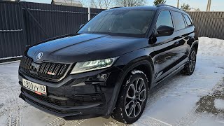 Skoda Kodiaq RS 2019! 2.0 TDI 240 л.с! 4X4, Canton, камера, подогрев руля и лобового стекла, фаркоп!