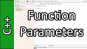 Parameters - C++ Programming Tutorial #9 (PC / Mac 2015)