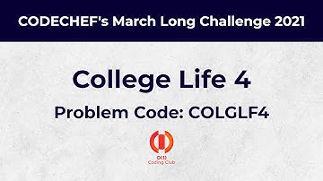 College Life 4 (COLGLF4) | March Long Challenge 2021