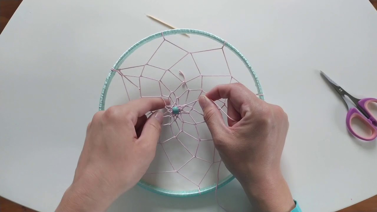 Domowa Pomysłowania - łapacz snów.