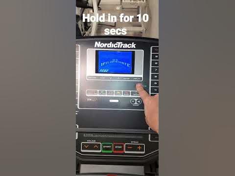 How to activate NordicTrack treadmill without signing up for IFit - YouTube