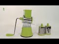 Multifunctional Vegetable Shredder Hand Drum Rotary Grater Shred Potato Slicer Roller Shape Stainless Steel Crank Handle